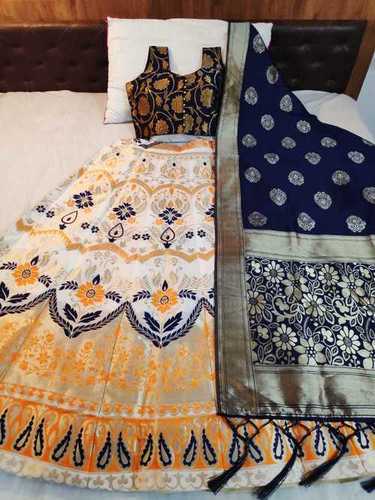 Fancy and Designer Banarasi brocade Lehnga choli
