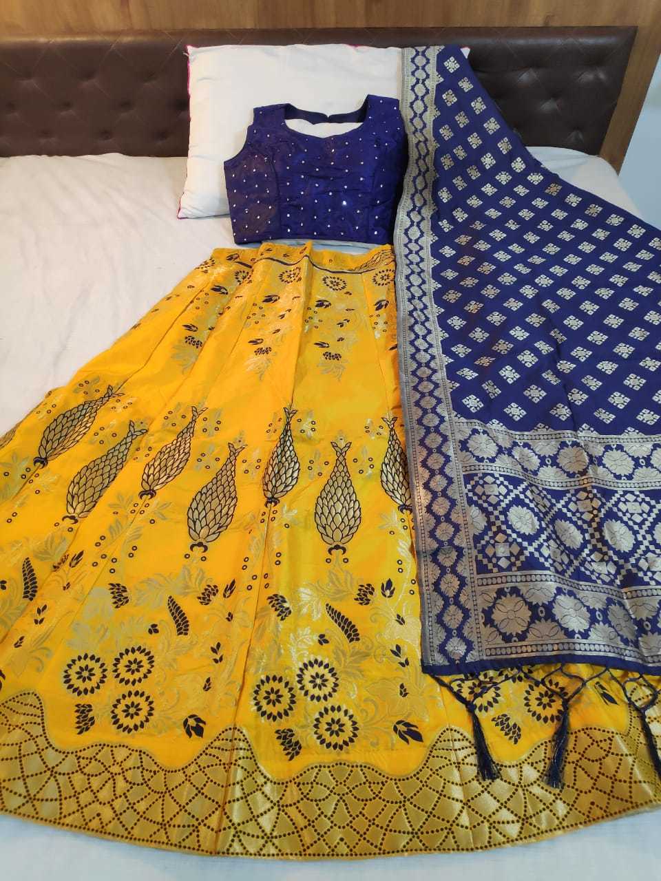 Fancy and Designer Banarasi brocade Lehnga choli