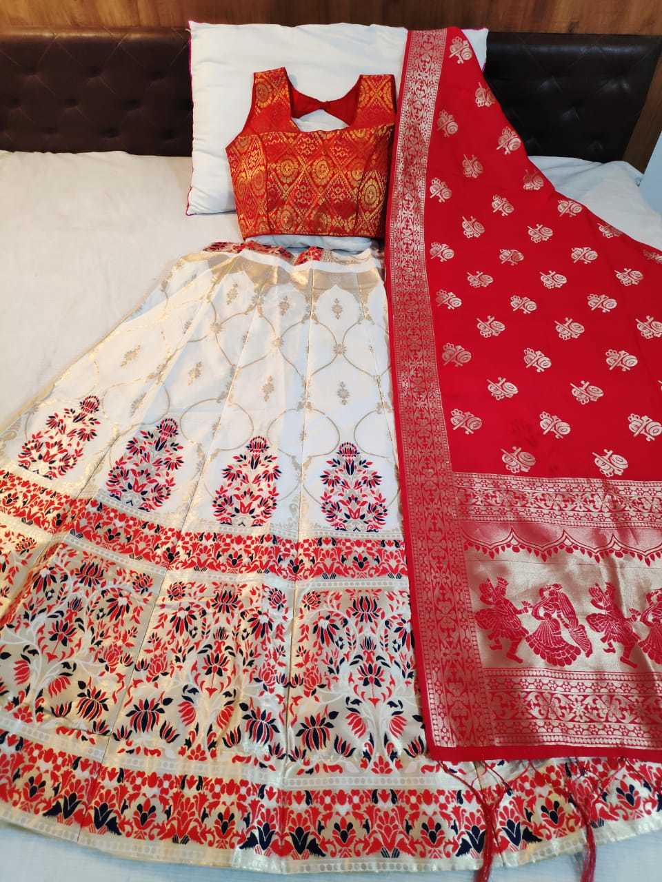 Fancy and Designer Banarasi brocade Lehnga choli