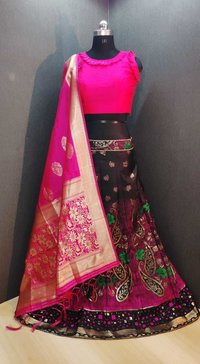 Wedding style Banarasi brocade Lehnga choli