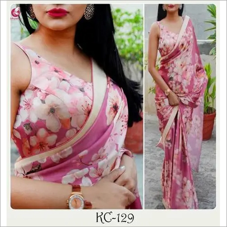 LATEST GEORGETTE PRINTED SAREE COLLECTION By KESAR