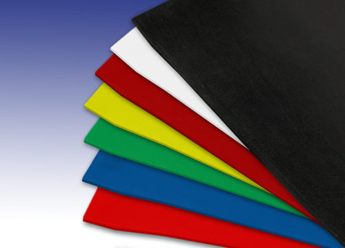 Coloured Silicone Rubber Sheets