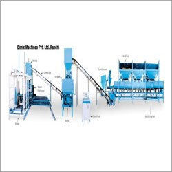 High Durability Fully Automatic Fly Ash Bricks Making Machine With Batching Plant