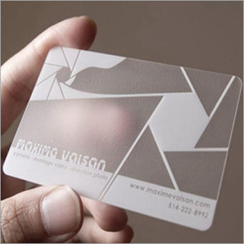 Transparent Visiting Card Printing Services By SARVADNYA ENTERPRISES