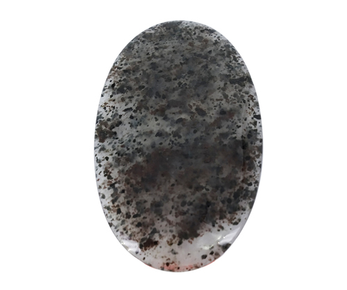 Healing Black Dot Rutile Stone