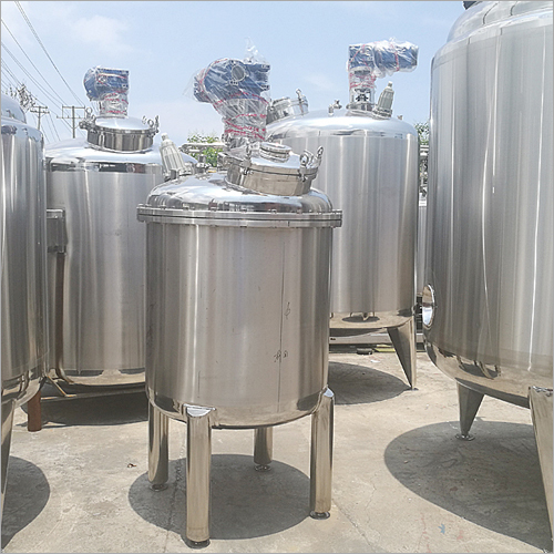 Stainless Steel Steam Jacketed Mixing Tank