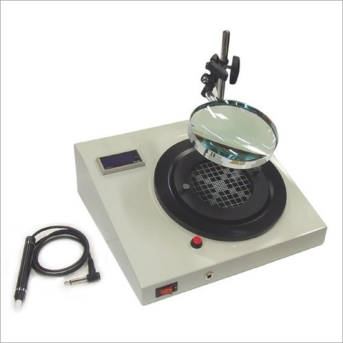 Colony Counter - Mild Steel & Stainless Steel, Rectangular Shape, 230V AC Power, Easy Assembly & Operation, Includes Pen for Marking, Magnifying Glass for Uniform Illumination