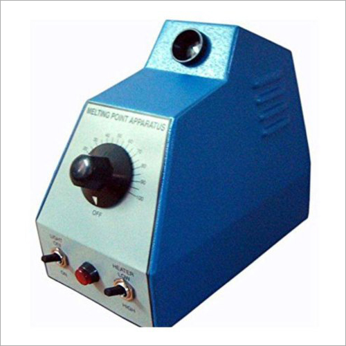 Melting Point Apparatus - Mild Steel, Rectangular Shape, Ambient Temperature 350C | Laboratory Usage, Durable Design for Accurate Measurements