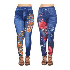 Available In Multicolour Ladies Printed Jeggings