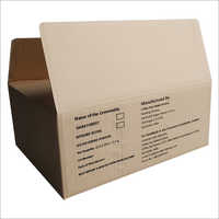 Printed Brown Corrugated Box