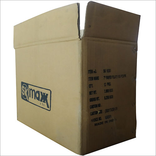 Brown Industrial Corrugated Packaging Box