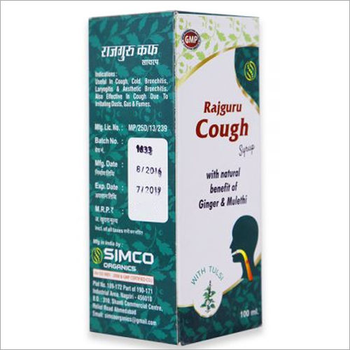 100ml Natural Benefits Of Ginger And Mulethi Cough Syrup