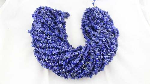 Quantity Pack Lapis Uncut Chips Beads, Lapis Chips Beads, (Pack Of 10 Strands)