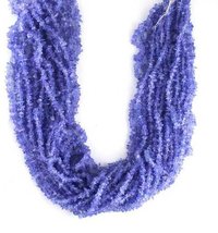 Tanzanite Uncut Chips Beads - 36 Inches Strand | Natural Blue Gemstone, Grade A