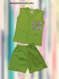 Kids Elephant Print Round Neck Half Sleeve T-shirt and Half Pant