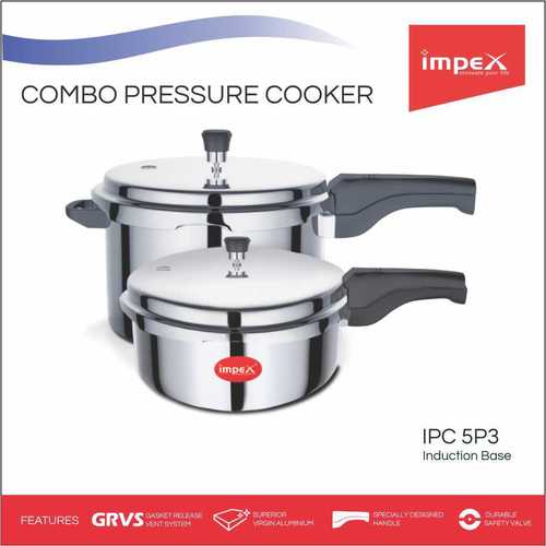 IMPEX Stainless Steel Pressure Cooker Combo (IPC 5P3)