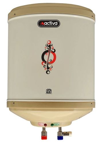 ACTIVA Amazon Instant Water Heater Geyser ABS Top Bottom Stainless Steel Body (6Ltr.)