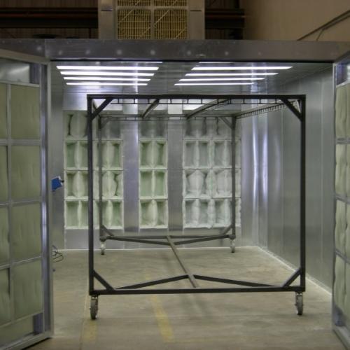 Metal Powder Coating Booth