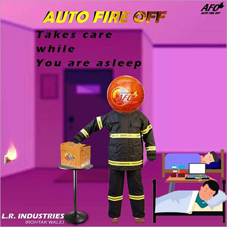 Portable Fire Extinguishing Ball Application: Self Activating