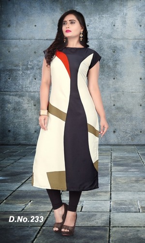 crepe kurtis