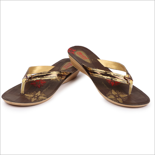 Ladies PU Fancy Slippers