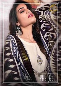 Dry Cleaning Rijiya Pastel Vol-2 Poly Rayon Kurti With Bottom Dupatta