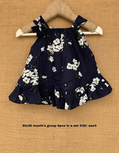 Girls Frocks Age Group: 6-36 Months