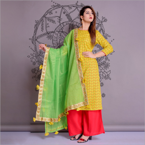 Banarasi silk suit set