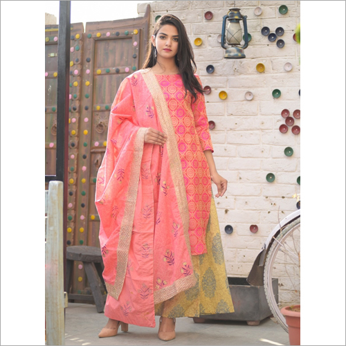 Banarasi silk Gharara set