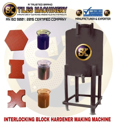 Interlcoking Block Hardener Making Machine