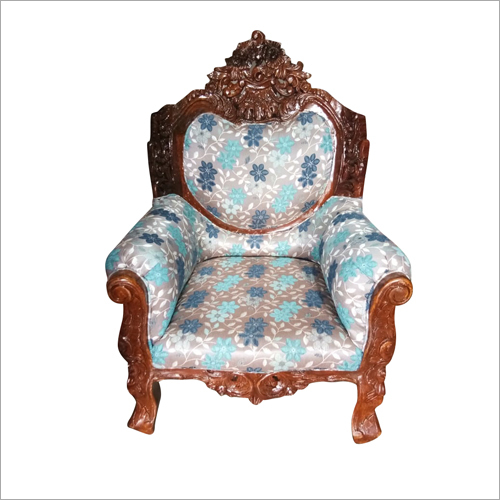 Available In Multicolor Wooden Carved Sofa Chair