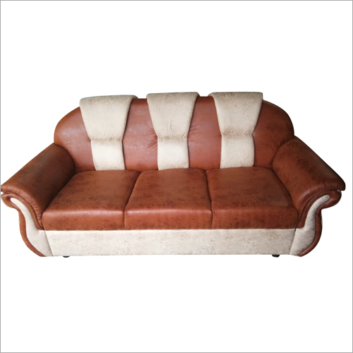 Leather Three Seater Sofa Chair