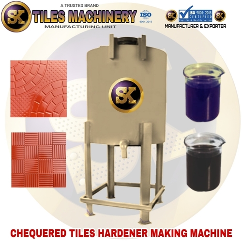 Chequered Tile Hardener Making Machine