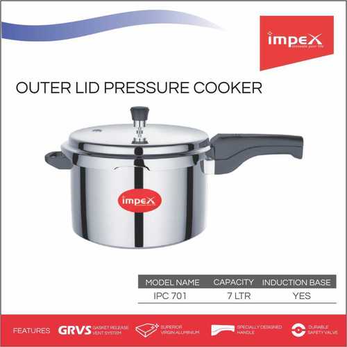 Aluminium Pressure Cooker 7 Ltr (IPC 701)