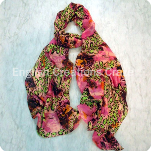 Polyester printed scarves