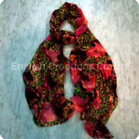 Polyester printed scarves