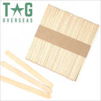 Available In Different Color Disposable Wooden Ice Cream Sticks