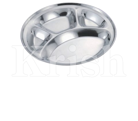 Round Deluxe Compartment Tray