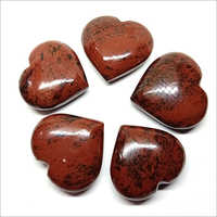 Mahogany Obsidian Puffy Heart Stone
