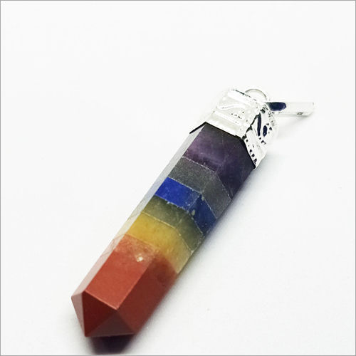 7 Chakra Pencil Pendant