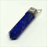 Lapis Lazuli Pencil Pendant - Crystal, Oval Cut | Perfect For Yoga Meditation, Enhances Relaxation And Mindfulness