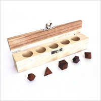 Mahogany Obsidian Geometry Set - Trillion Cut Natural Crystals | Elegant Geometry Tools For Precision And Design