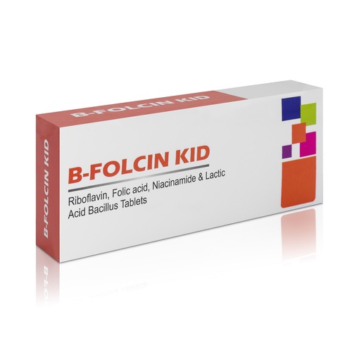 Riboflavin,Folic Acid,Niacinamide,Vitamin B12 Tablet With Lactic Acid Bacillus