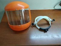 A Type Face Shield with Ratchet Belt