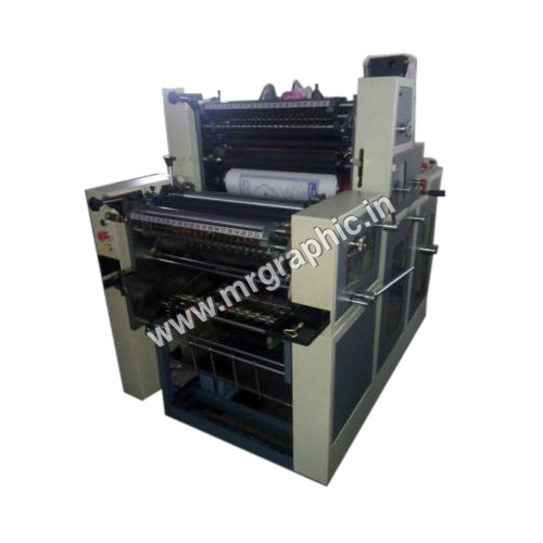 Automatic Industrial Non Woven Double Color Offset Printing Machine