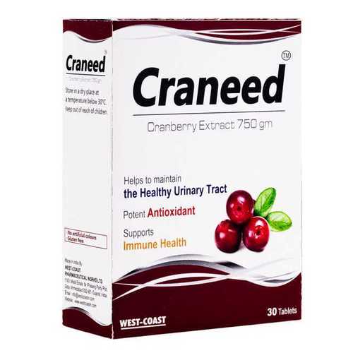 Cranberry Extract 750 Mg Dosage Form: Tablet