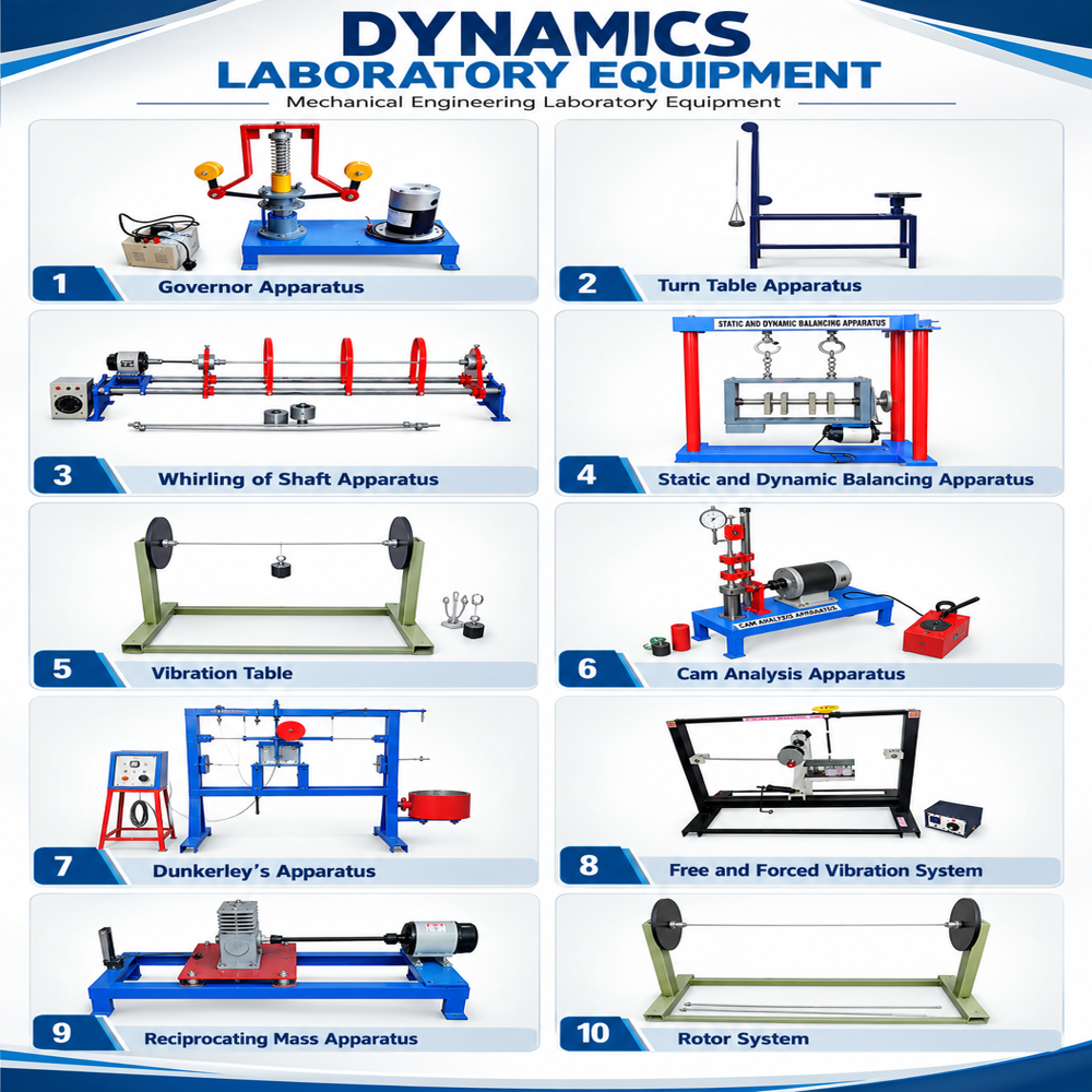 Dynamics Lab Equipment - Color: Blue Black