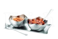 Four Petal Bowl Snack Tray Set- 2 Pcs