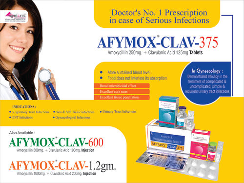 Amoxycillin 250mg + Clavulanic Acid 125mg