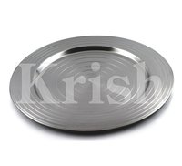 Deluxe Charger Plate - Stainless Steel, 30 & 33 Cm Sizes | Custom Color Options, 400g Weight, Sleek Surface Finish